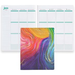 Erin Condren 2025 Softbound Life Planner (يناير - ديسمبر 2025)، 8 × 10 بوصة، مجلة مخطط أسبوعية وشهرية لمدة 12 شهرًا، تخطيط رأسي، غطاء ناعم، ربط مسطح، غطاء Bold Blooms وتصميم داخلي in Kuwait