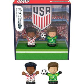 Little People Collector U.S. Soccer Special Edition Set for Sports Fans, 2 Player Figures in a Display Package in Saudi Arabia
