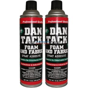 Dan Tack 2012 Professional Quality Foam & Fabric Spray Adhesive Can 12 oz (Pair) in Saudi Arabia