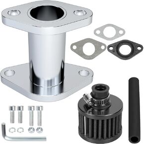 Racing Intake Manifold Inlet Pipe Kit Replacement for Predator 79cc 3HP 154F OHV Engine Coleman Mini Bike CT100U CC100X RB100 GK100 98cc GMB100 99cc Massimo MB100 79cc CK100 SK100 Go Kart Parts in Saudi Arabia