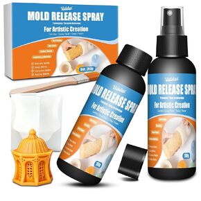 Professional Mold Release Spray - 7oz Water Based Mold Release Agent for Silicone, Epoxy Resin, Candle Making, Soap, Plaster & Concrete, Non-Stick, Easy to Demold, Extend Mold Life in Kuwait