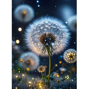 Bloomthread Plants Wildflowers Mothers Day Full Drill 5D Diamond Painting Kits, DIY Diamond Art for Adults with HD Printed Canvas, Vibrant Wall Decor for Home-12x16Inches (Flower-2) in Saudi Arabia