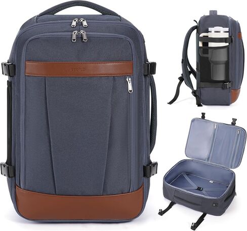 ECOHUB 19" Travel Backpack for Men Women 19x7.1x12.6 Spirit Airlines Personal Item Bag Backpack with Wet Compartment,Black in Saudi Arabia