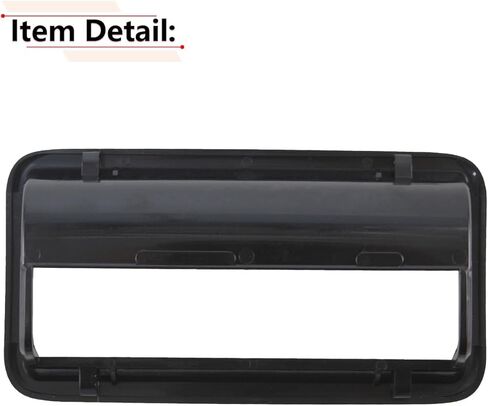 إطار مقبض الباب الخلفي RLB-HILON متوافق مع Chevy وGMC C1500 C2500 C3500 K1500 K2500 K3500 1988 إلى 1999 سنة، أسود مزخرف، لـ 15991786 in Kuwait