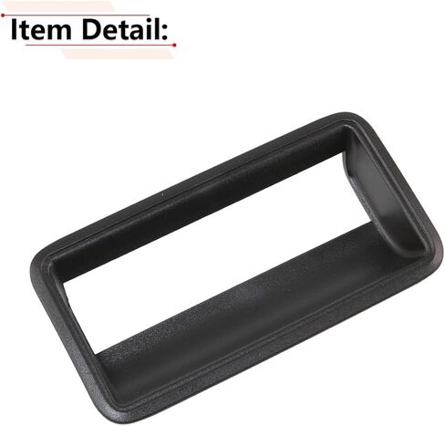 إطار مقبض الباب الخلفي RLB-HILON متوافق مع Chevy وGMC C1500 C2500 C3500 K1500 K2500 K3500 1988 إلى 1999 سنة، أسود مزخرف، لـ 15991786 in Kuwait