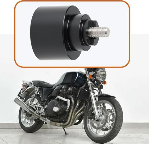 1 زوج أسود دراجة نارية المقود نهاية بار الأوزان M6x1.25 متوافق مع هوندا CB، GL، RVF، NX، FMX، SH in Kuwait
