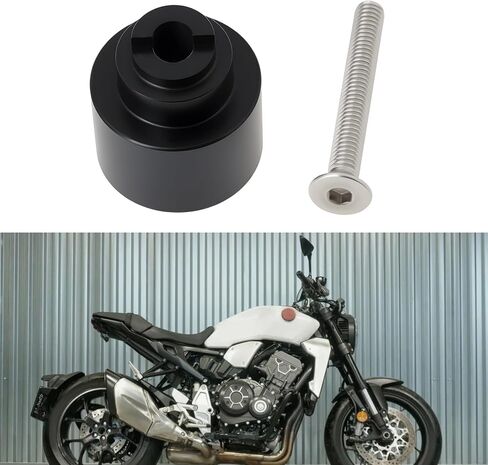 1 زوج أسود دراجة نارية المقود نهاية بار الأوزان M6x1.25 متوافق مع هوندا CB، GL، RVF، NX، FMX، SH in Kuwait