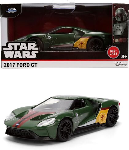 Jada Star Wars Boba Fett 2017 Ford GT – 1:32 Scale Hollywood Rides Die-Cast Collectible Car Toys – Toy for Collectors and Fans in Kuwait