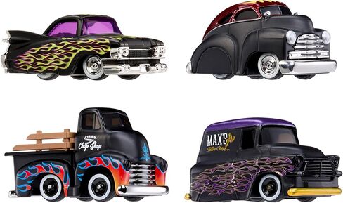 CarTuned 2-Pack Series 7- Dead Sleds، 1959 كاديلاك إلدورادو، 1947 تشيفي فليتلاين in Kuwait