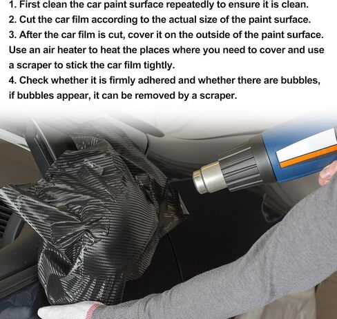 White Protective Car Wrap Film 16.4ft x 59.84inch Exterior Interior Vinyl Wrap Cover 5.5mil 1 Pc PVC Universal in Kuwait