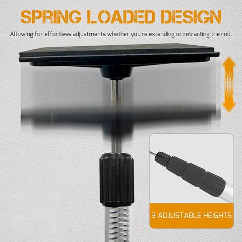 4 Pack Stainless Steel Zipper Walls Poles Kit, 12FT Retractable Efficient Construction Temporary Dust Containment Barrier System in Saudi Arabia