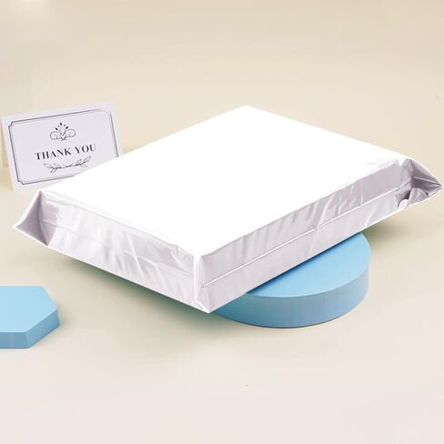 Poly Mailers, Shipping Envelopes Plastic Bags, 10x13 Inch White 80 Pcs 3.2 Mil Medium Size Self Seal Packages for Small Business in Saudi Arabia