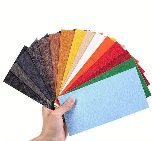 20X10Cm 12Color No Ironing Self Adhesive Stick on Sofa Clothes Repairing Leather PU Fabric Large Stickers Patches (Coffee) in Kuwait