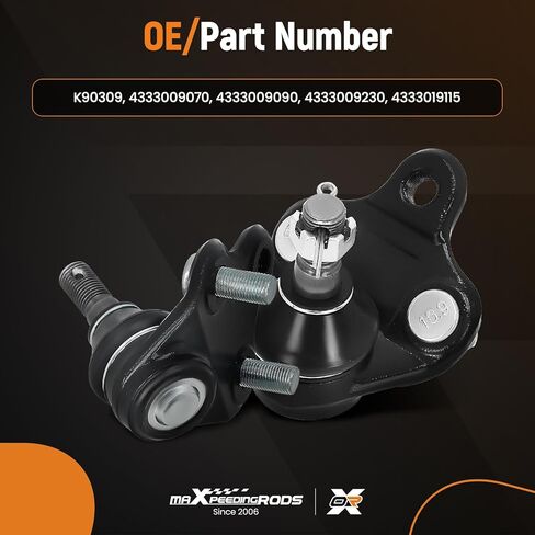 maXpeedingrods Front Lower Ball Joints for Toyota Celica 2000-2005, Corolla 1996-2008 & 2019-2022, Prius 2001-2003 & 2016-2019, Prius Prime 2017-2019, RAV4 2001-2005 4333009070 K90309 in Kuwait