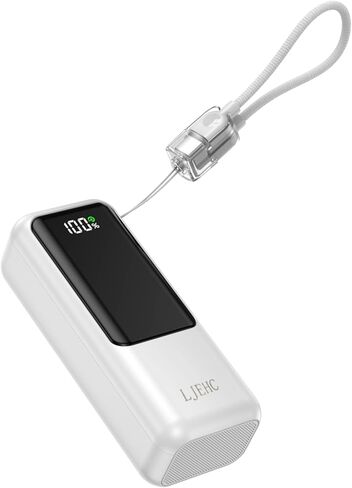 Mini Portable Charger,Small 22.5W PD Power Bank,10000mAh USB C in&Out Fast Charging Pocket Size Battery Pack,Travel Essentials Phone Charger for iPhone 17 16 15 Pro Air,Samsung S24,Android,iPad etc in Saudi Arabia