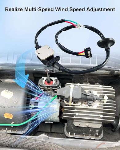 1298213351 HVAC Blower Motor Regulator Fit for Mercedes-Benz R129 SL320 SL500 SL600 300SL 500SL 600SL 3.0L 3.2L 5.0L 6.0L, Blower Motor Regulator Replace A1298213351 A1298200210 in Saudi Arabia