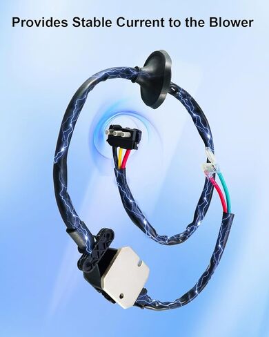 1298213351 HVAC Blower Motor Regulator Fit for Mercedes-Benz R129 SL320 SL500 SL600 300SL 500SL 600SL 3.0L 3.2L 5.0L 6.0L, Blower Motor Regulator Replace A1298213351 A1298200210 in Saudi Arabia