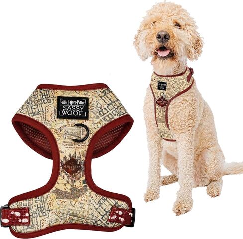 Dog Collar Harry Potter™ Marauder's Map - M, Adjustable, Durable, Comfortable and Stylish Pet Accessories for Medium Dogs - Officially Licensed in Saudi Arabia