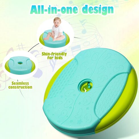 VROGTIK Dinosaur Sit and Spin Toys for Toddlers 2-3, 360° Toddler Spinning Seat with LED Lights and Music Christmas Birthday Gift for 2 3 Years Old Boys Sensory Toys Toddler Activities in Saudi Arabia