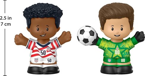 Little People Collector U.S. Soccer Special Edition Set for Sports Fans, 2 Player Figures in a Display Package in Saudi Arabia