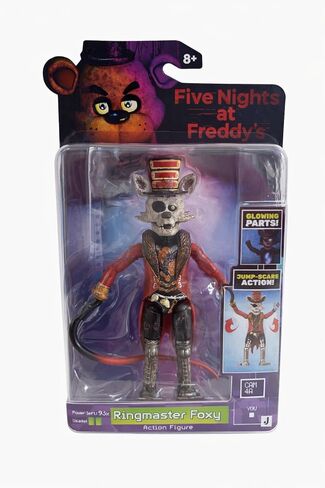 Jazwares Five Nights at Freddy's Magician Mangle Collectors، شخصية مفصلية مقاس 12.7 سم مع ميزة Jumpscare وعيون متوهجة في الظلام in Kuwait