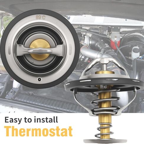 F6TZ-8575-EA Thermostat, Replacement for Ford 7.3L Diesel 1996-2003 F Series 250 350 Super Duty, Replaces RT1201 RT-1201 in Saudi Arabia