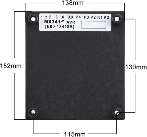 MX341-2 MX341 AVR PMG مولد المغناطيس منظم جهد كهربائي أوتوماتيكي استقرار وحدة التحكم مجلس أجزاء المولد in Kuwait