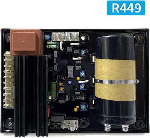 1 قطعة R449 AVR منظم جهد كهربائي أوتوماتيكي وحدة التحكم استقرار مولد أجزاء الملحقات للمولدات in Kuwait