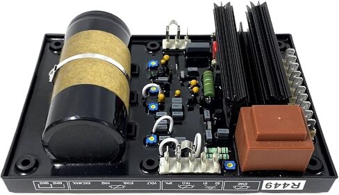 1 قطعة R449 AVR منظم جهد كهربائي أوتوماتيكي وحدة التحكم استقرار مولد أجزاء الملحقات للمولدات in Kuwait
