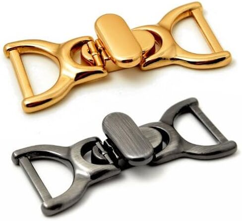 Buckle Gold Metal Closure, Metal Clasps 2-3/8"W x 1" H by Each, TR-11147 in Saudi Arabia
