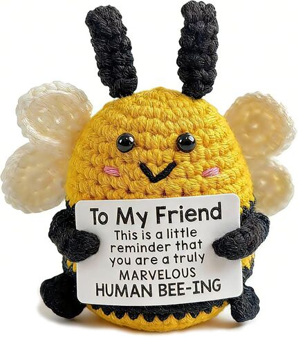 Emotional Support Crochet, Cute Wedding for Him Husband, I Love You Man, Gifts for Husbands Birthday Christmas Fiance Presents Ideas, to My Man Soulmate Apology Gifts Just Because in Saudi Arabia