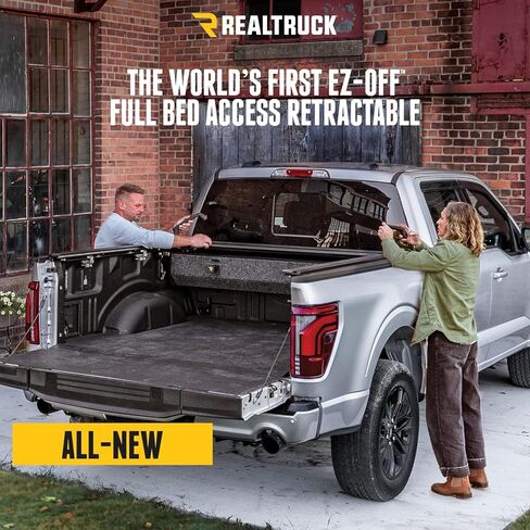 RealTruck RetraxPRO EZ-Off FRC-4000 غطاء تونيو لسرير الشاحنة قابل للسحب | ر-ت-80383 | يناسب 2017-2026 Ford F250/F350 Super Duty مقاس 6 أقدام و8 بوصات (82 بوصة) in Kuwait