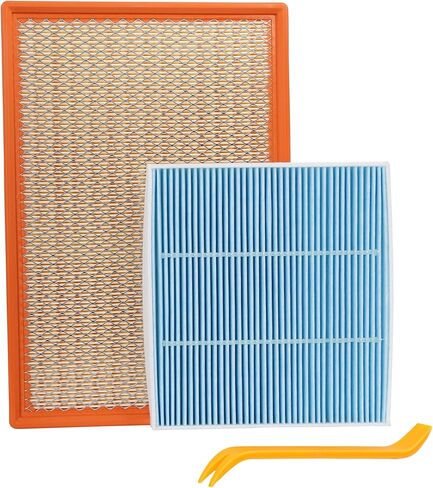 Engine Air Filter & Cabin Air Filter Combo Fits Ram 1500 2016-2018 5.7L (Not for 3.0L or 3.6L), Ram 1500 Classic 2019-2020 3.6L 5.7L (Not for 3.0L), Ram 2500 2016-2018 5.7L (Not for 6.4L) in Kuwait