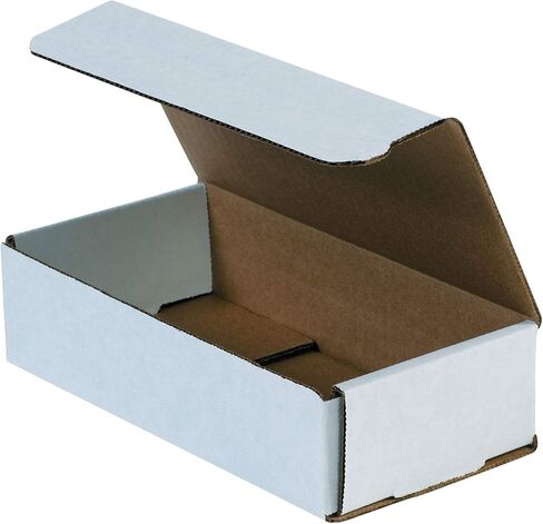 The Packaging Wholesalers 8 x 4 x 2-Inch Inches Corrugated Mailer, 50-Count (BSM842) in Kuwait