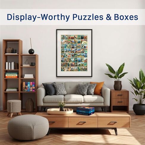 National Parks (#9) – 1000 Piece Jigsaw Puzzle for Adults | Premium European Blue Board | Satin Low-Glare Finish | Ribbon Cut | Bonus Poster | Display-Worthy Box | Printed in USA | Final Piece Puzzles in Saudi Arabia