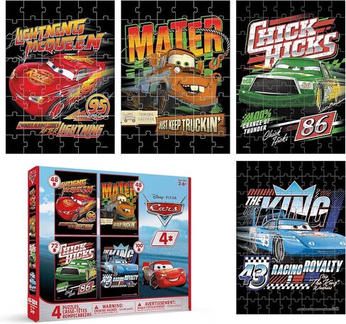 Ceaco - Disney Pixar Cars Puzzle for Kids – Larger Pieces Designed for Preschool Hands – 48, 72, 100Pc Jigsaw Puzzles in Kuwait