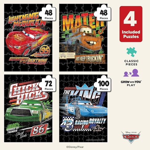 Ceaco - Disney Pixar Cars Puzzle for Kids – Larger Pieces Designed for Preschool Hands – 48, 72, 100Pc Jigsaw Puzzles in Kuwait