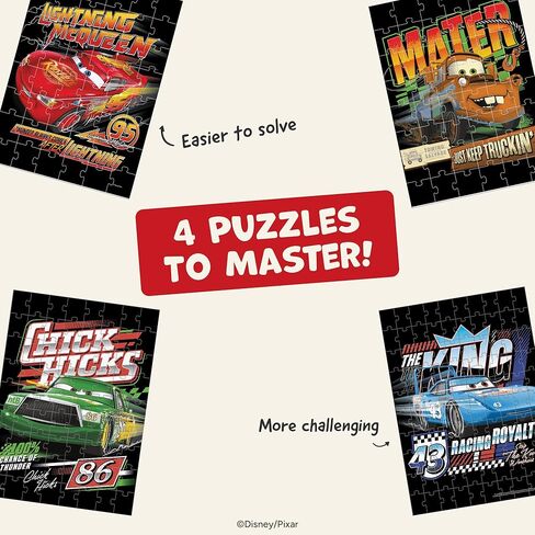 Ceaco - Disney Pixar Cars Puzzle for Kids – Larger Pieces Designed for Preschool Hands – 48, 72, 100Pc Jigsaw Puzzles in Kuwait