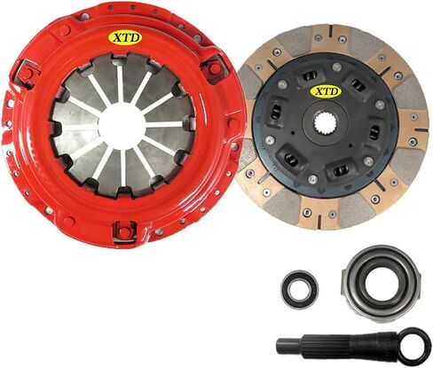XTD المرحلة 3 مجموعة قابض الاحتكاك المزدوج المتوافقة مع 92-05 CIVIC 93-95 DEL SOL SINGLE CAM in Kuwait