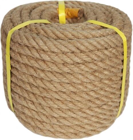 Twisted Manila Rope (1/2 in x 100 ft) Jute Rope Natural Hemp Rope for Crafting, Cat Scratching Post, DIY Projects in Saudi Arabia