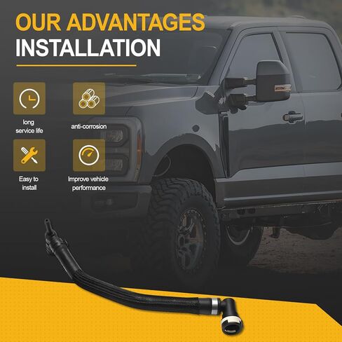 سخان خرطوم HC3Z-18472-J متوافق مع رقم الجزء 2017-2024 F250 F350 HC3Z-18472-E HC3Z-18472-G in Kuwait