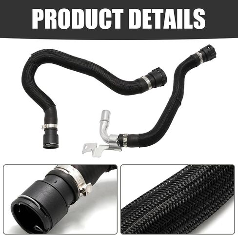 2Pcs 68197197AB Heater Hose Assembly, Replacement for Dodge Dart 4 Cyl 2.0L 2.4L 2012-2016, HVAC Heater Hose Air Conditioning Supply and Return Hose, Replaces 55111481AD 55111480AC 55111480AD in Saudi Arabia