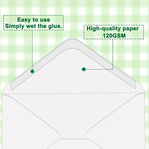 200 Pack A7 Envelopes, 5"x7" White Envelope with V Flap, Card Envelope, Wedding Invitations Cards, Suitable for Baby Shower, Graduation Photos, Gift Cards, Announcements(120 GSM) in Saudi Arabia