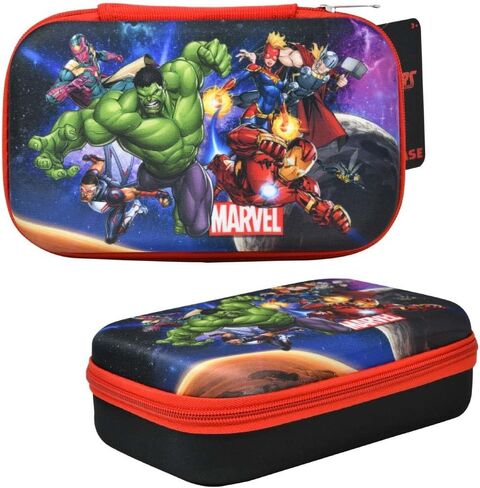 حقيبة تخزين/قلم رصاص/تخزين بتصميمات مبتكرة من Marvel Avengers ذات هيكل صلب مصبوب بسحاب in Kuwait