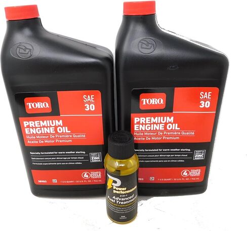 Toro Pack of 2 38903 SAE 30 Engine Oil Quart and Fuel Treatment in Kuwait