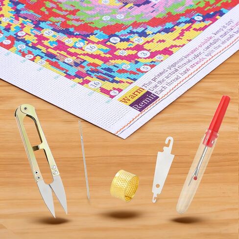 KFBXZIP Floral Yellow Labrador Cross Stitch Kits for Beginners Stamped Cross Stitch Supplies Needlework DIY 11CT 3 Strands Cotton Thread Printed DIY Needlepoint Kits, 12x16 inch in Saudi Arabia