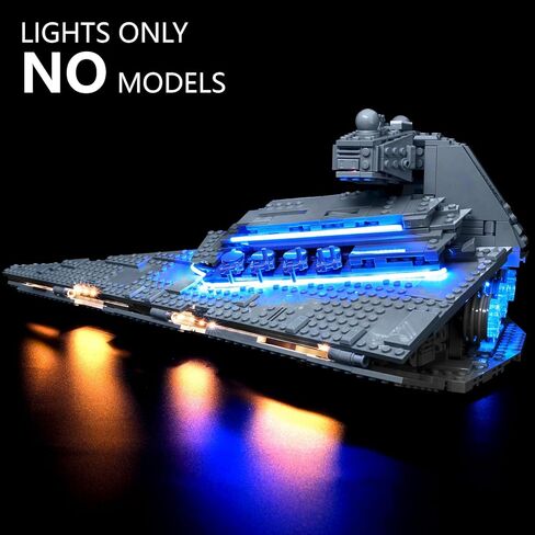 LED Lighting Kit for Lego 75394 Imperial Star Destroyer, Creative Lighting Accessories Compatible with Lego Star Wars Collector's Model (Lights Only, No Model Set) in Saudi Arabia