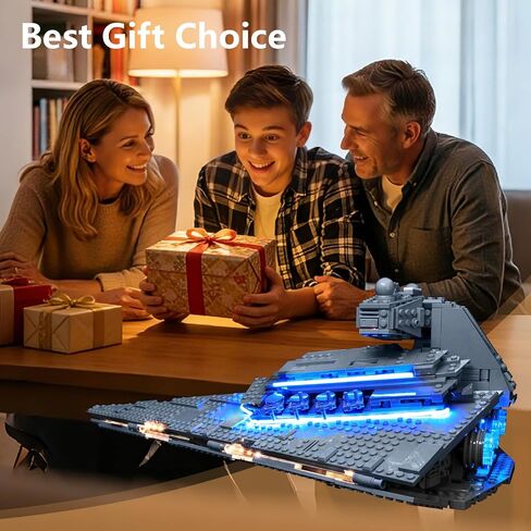 LED Lighting Kit for Lego 75394 Imperial Star Destroyer, Creative Lighting Accessories Compatible with Lego Star Wars Collector's Model (Lights Only, No Model Set) in Saudi Arabia
