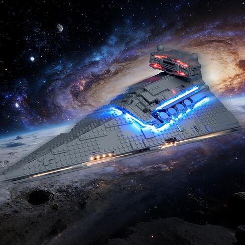 LED Lighting Kit for Lego 75394 Imperial Star Destroyer, Creative Lighting Accessories Compatible with Lego Star Wars Collector's Model (Lights Only, No Model Set) in Saudi Arabia