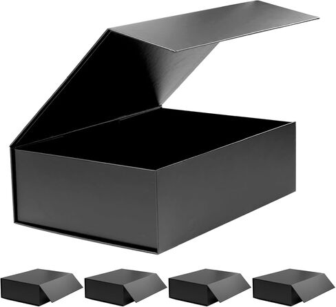 HcoHlow Gift Boxes with Lids for Presents, 10.2 x 7.5 x 3.1 Inch, Magnetic Closure Sturdy Gift Wrap Box Set for Clothes Books Jewelry Birthday Christmas in Saudi Arabia
